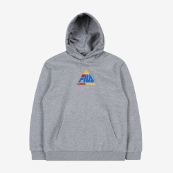 Fila Triangle Hooded - Poikien T Paita - Harmaat | FI-60197